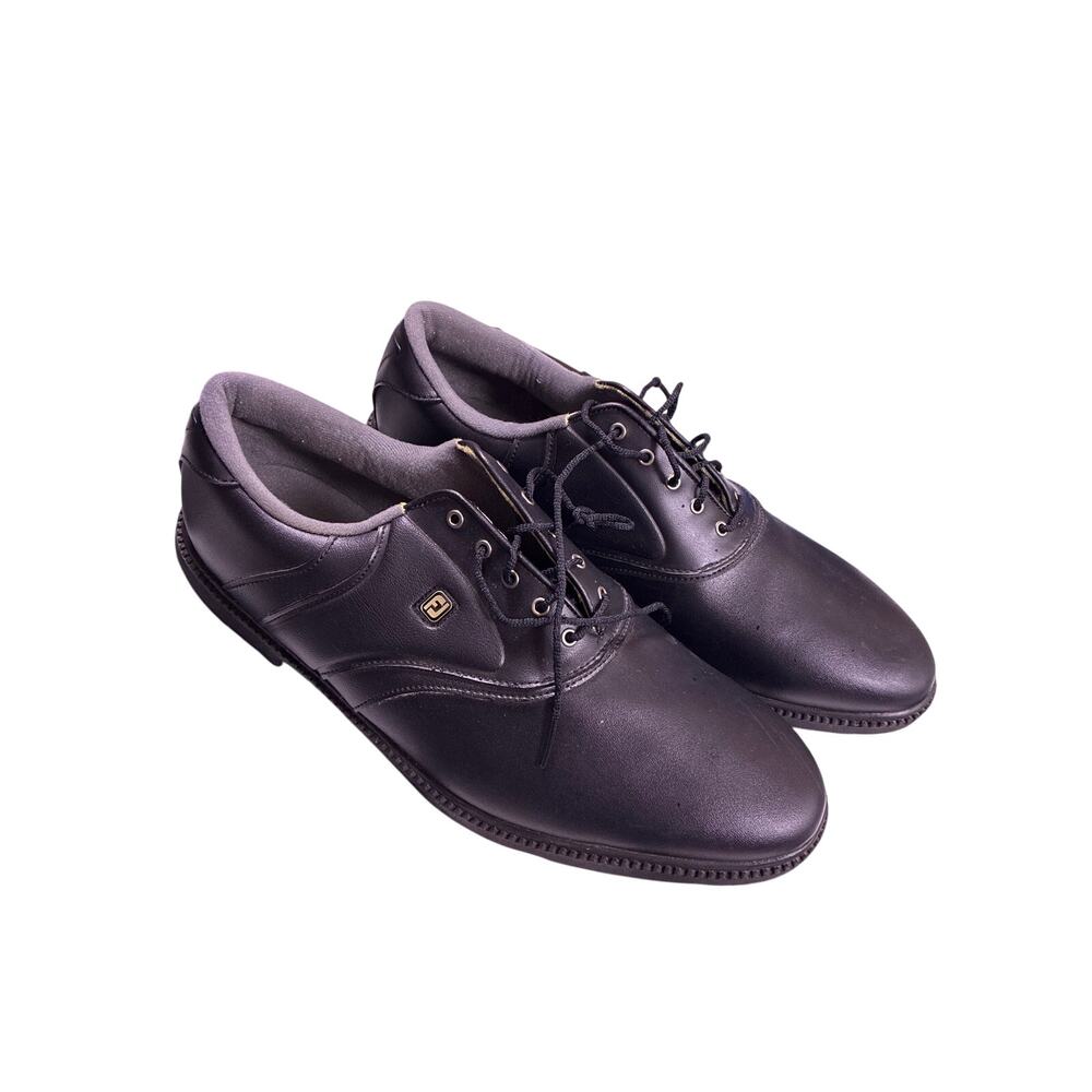 FootJoy Golf Spike Shoes Mens Size 15 Black Performance Cleated Golf Shoes